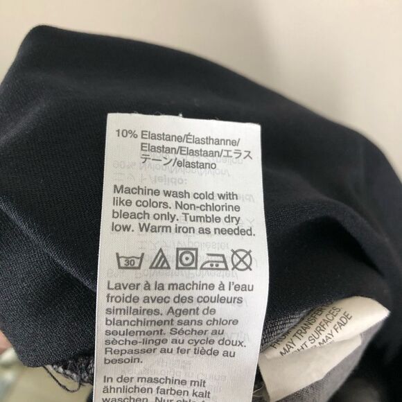 Madewell Maternity Over-the-Belly Skinny Jeans Distressed Washed Black 26 G7394 - Picture 8 of 9